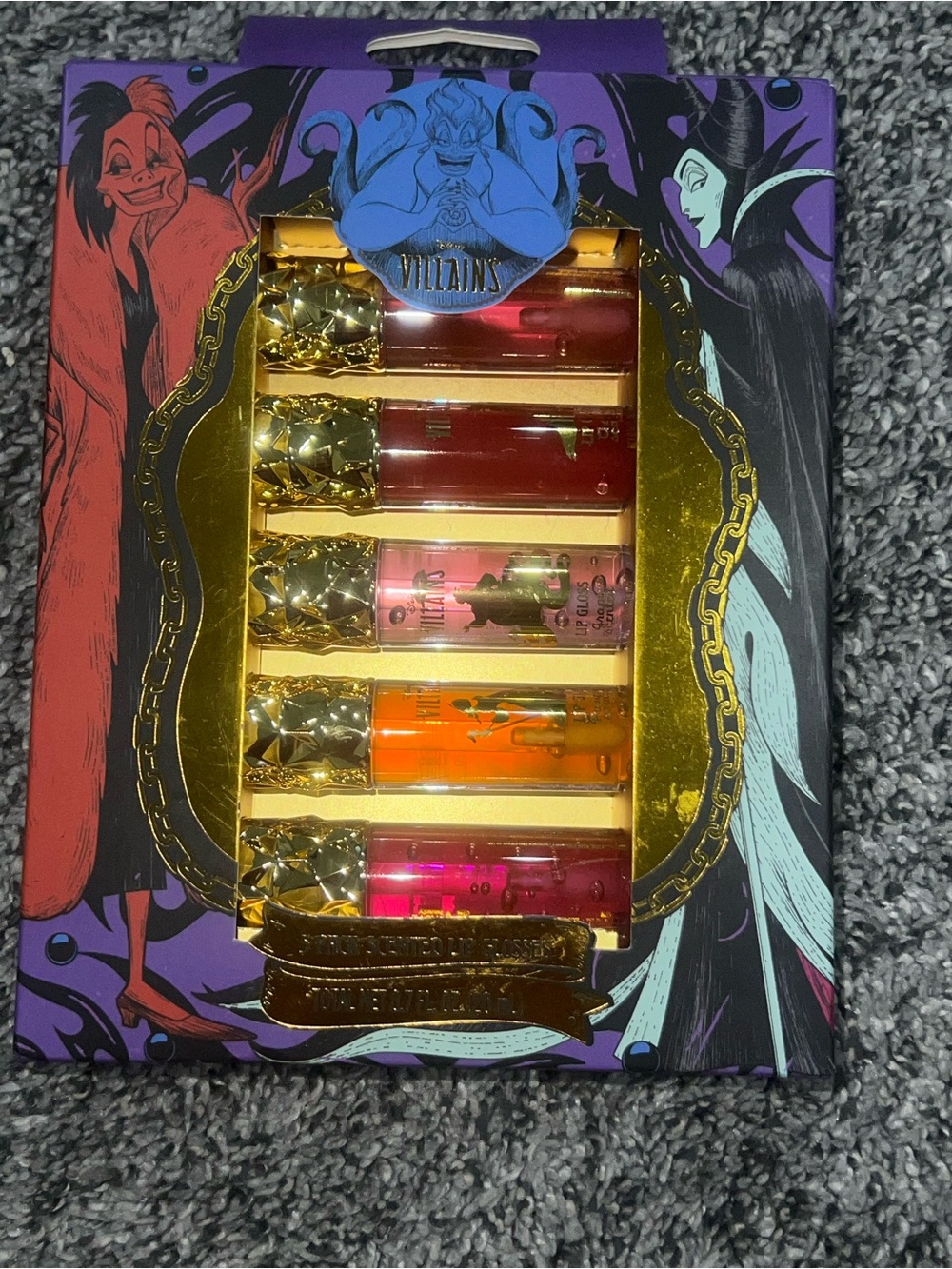 Disney Villains 5-Pack Scented Lip Gloss Set NIB – Taste Beauty